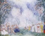 James Ensor The Garden of love France oil painting artist